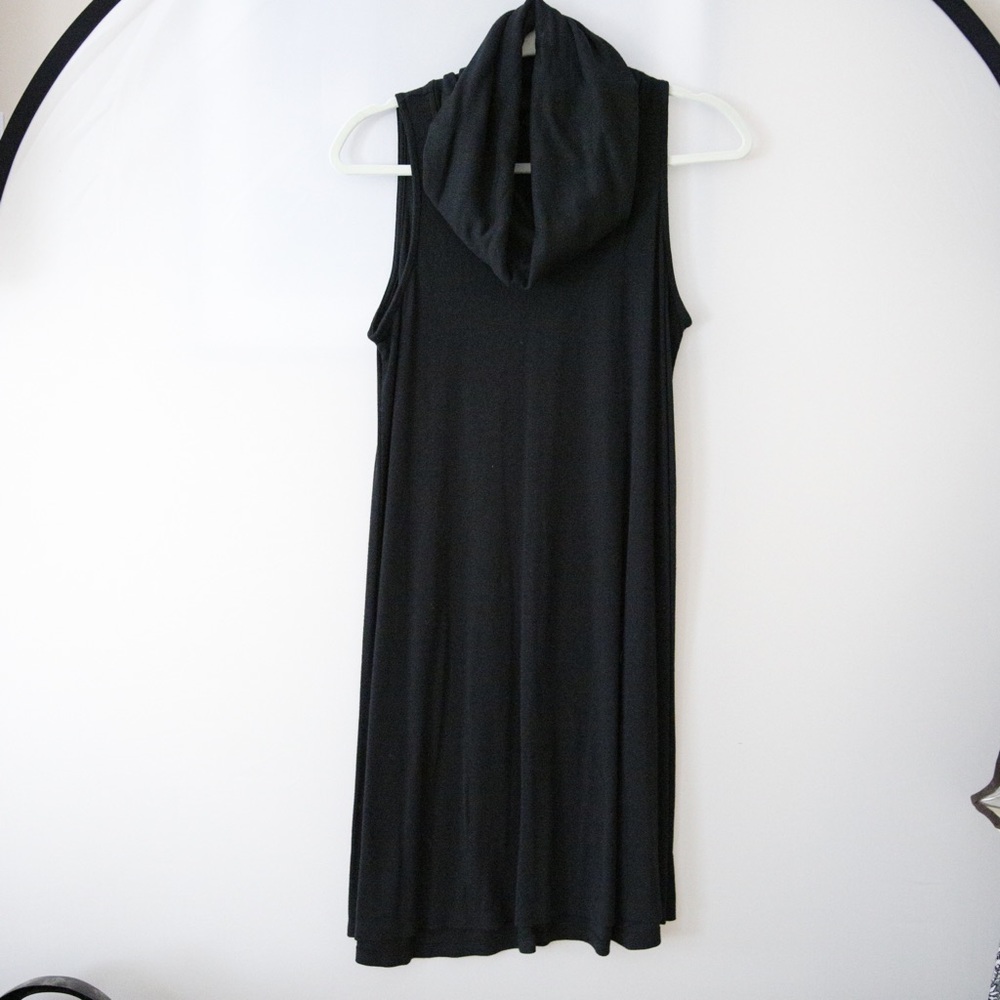 Sleeveless Turtle Neck Swing Dress